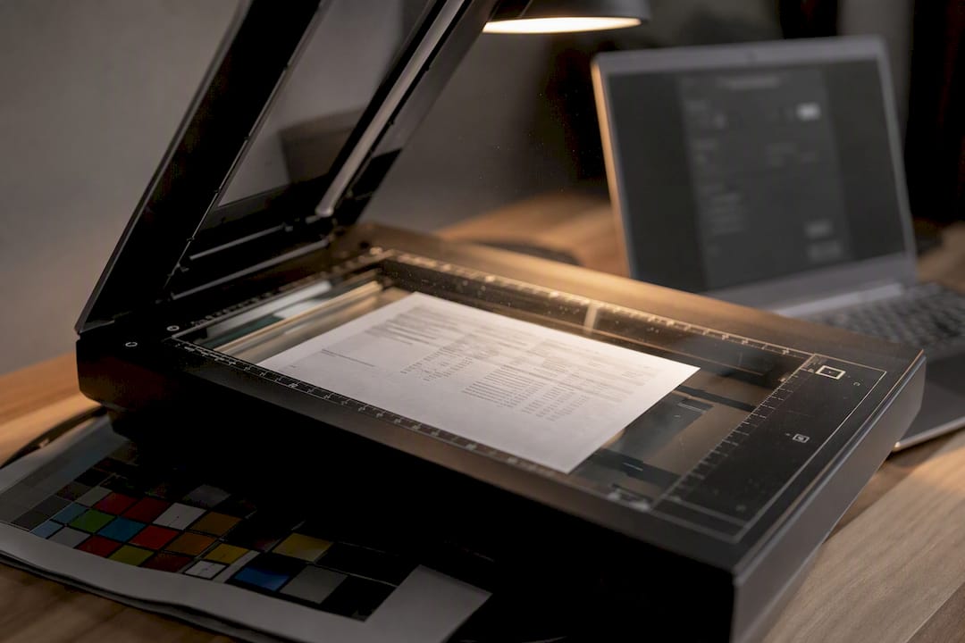 Bank statement scanning and preprocessing setup