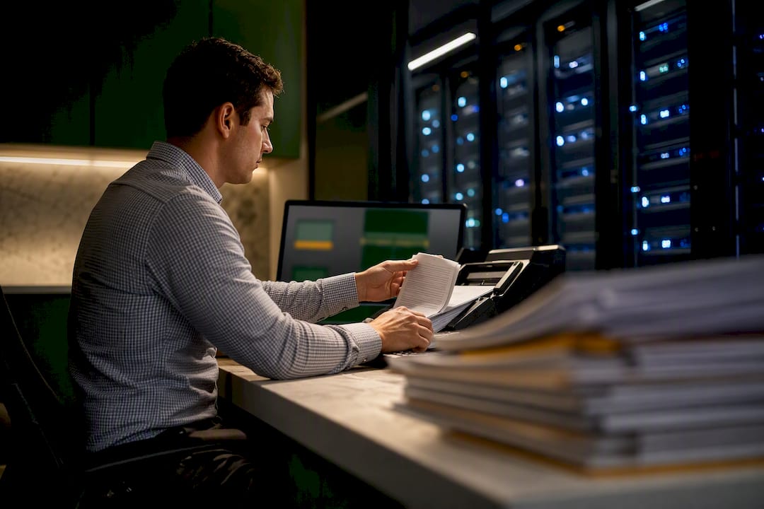 Secure bank statement OCR processing environment