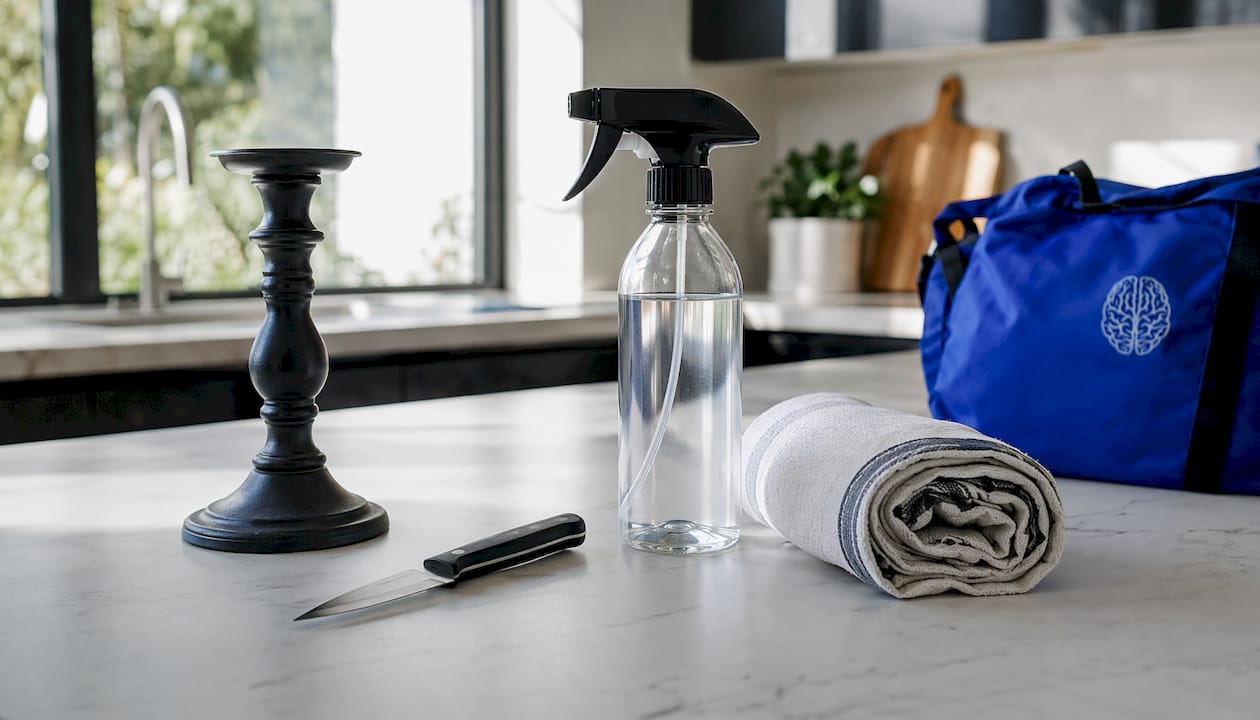 Everyday objects for improvised self-defense