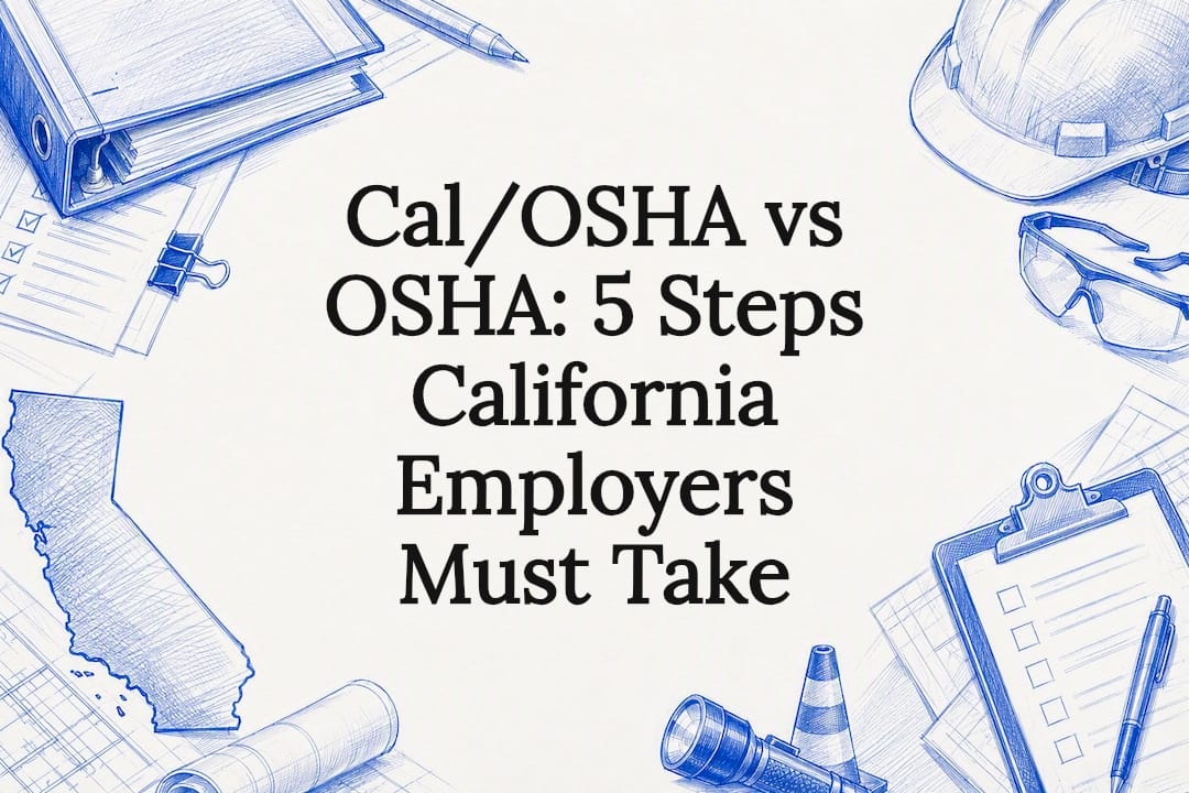 Cal/OSHA vs OSHA: 5 Steps California Employers Must Take