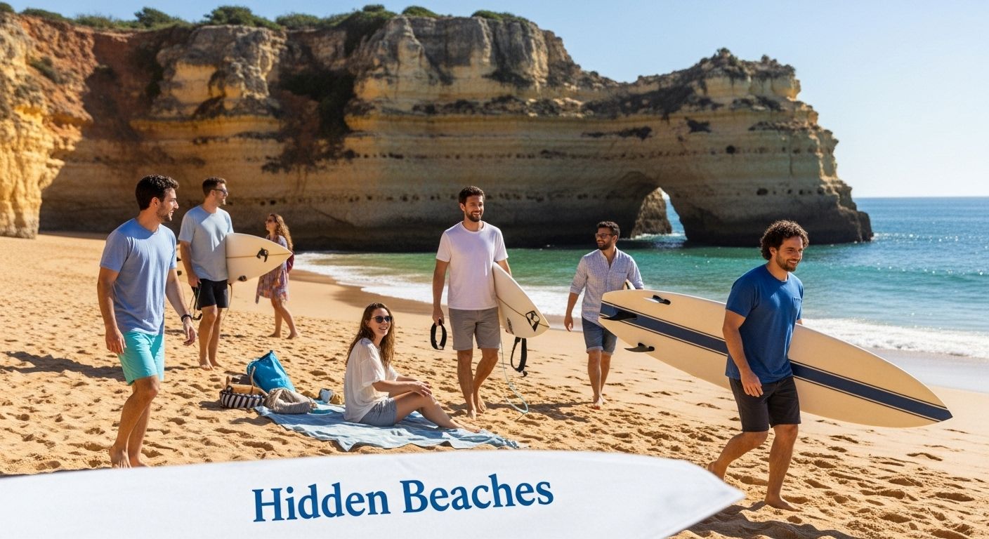 hidden beach Lisbon summer