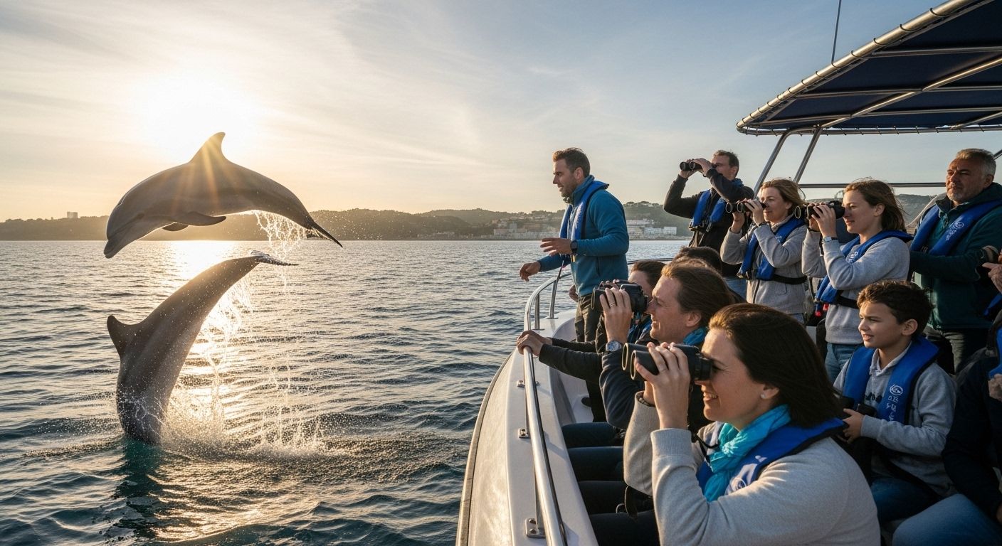 dolphin watching Lisbon