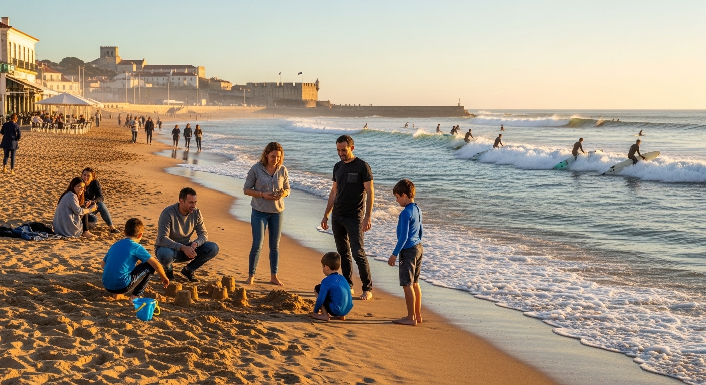 Lisbon beaches, family beach Portugal, coastal getaway