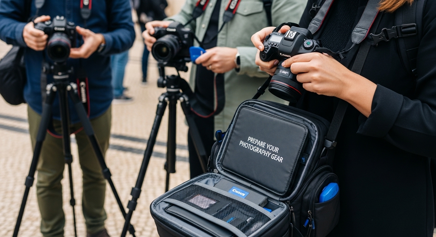 Lisbon photo tour gear setup