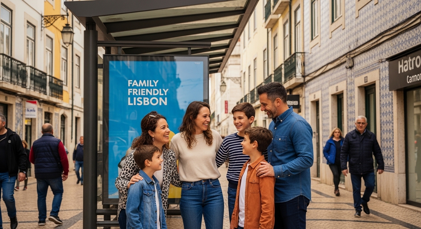 family friendly Lisbon street