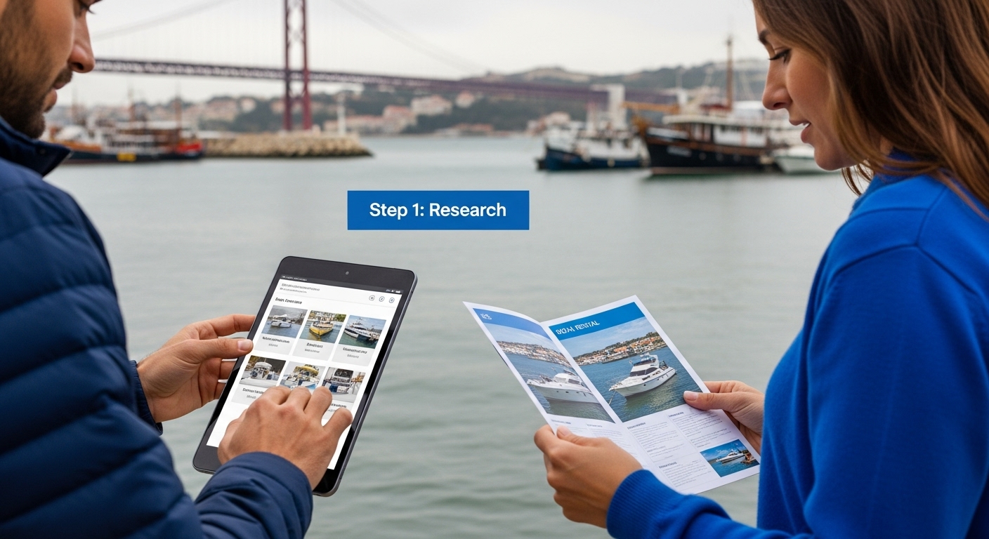 boat rental research lisbon