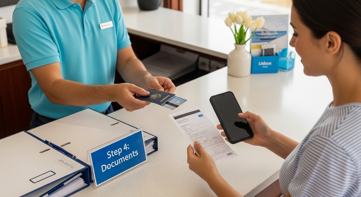 lisbon boat rental documents