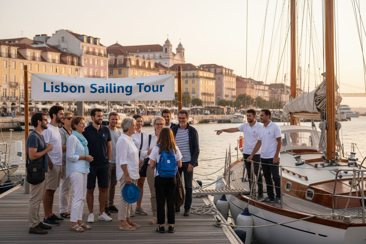 Lisbon sailing tour marina