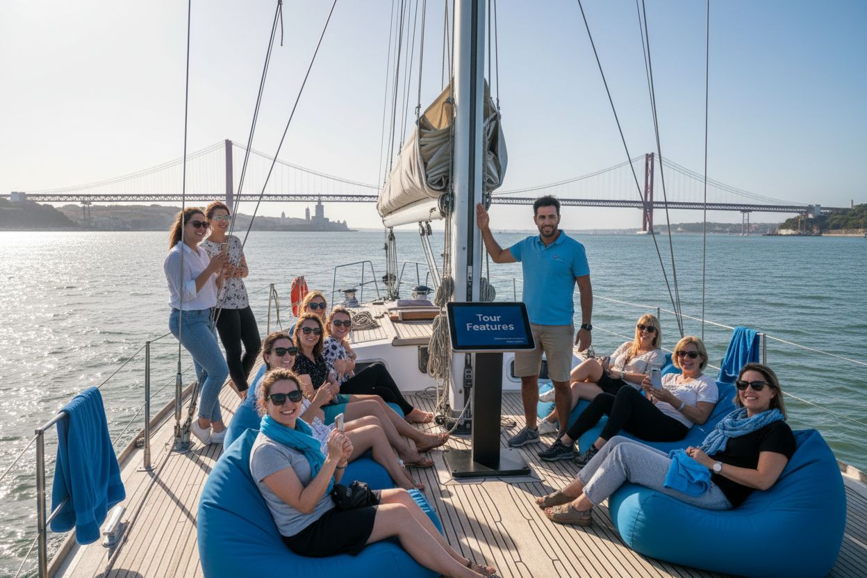 Lisbon boat tour onboard