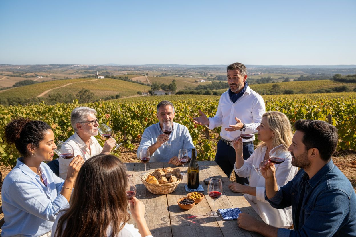 Lisbon wine tour vineyard tasting