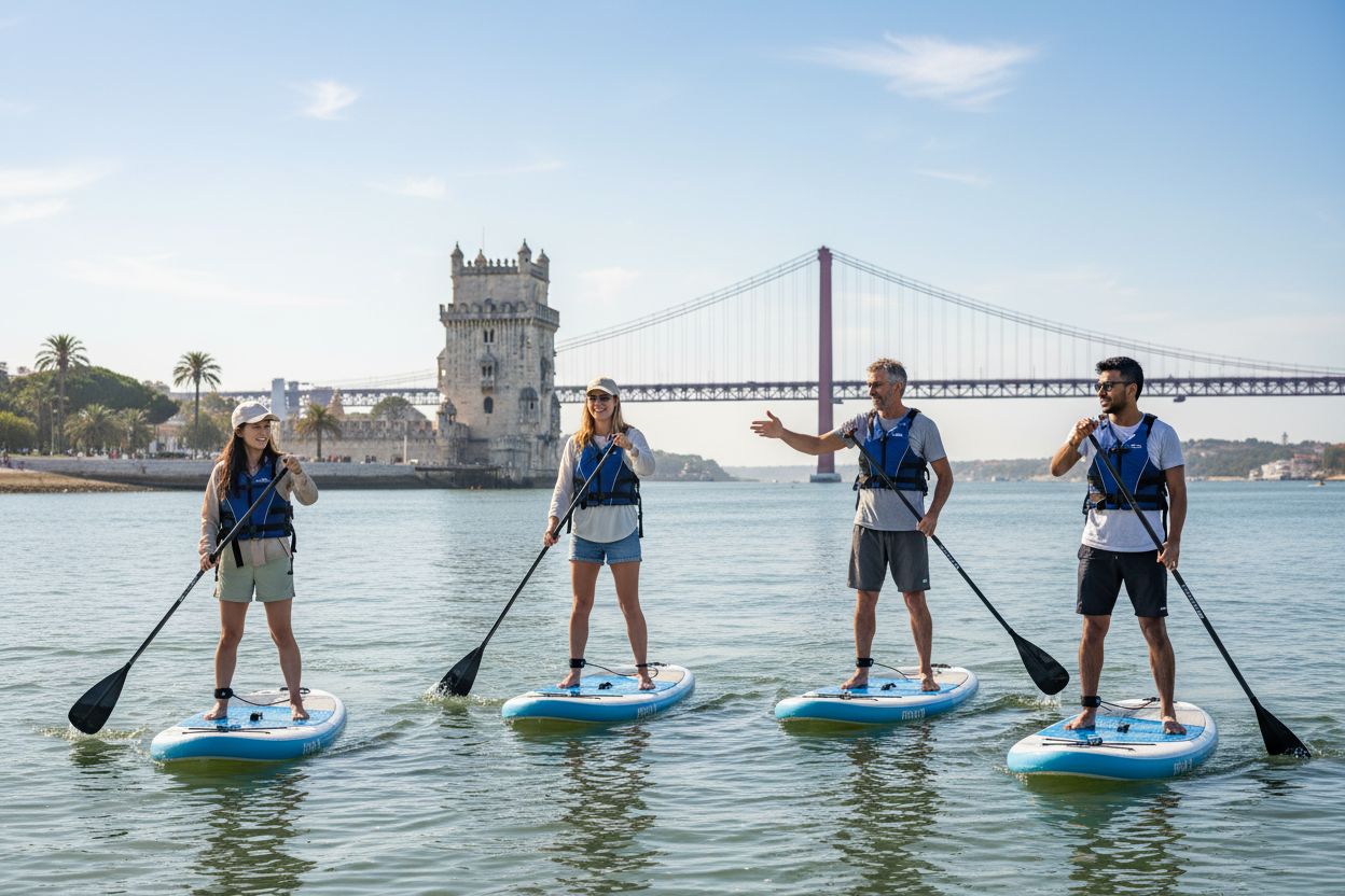 lisbon paddleboarding group