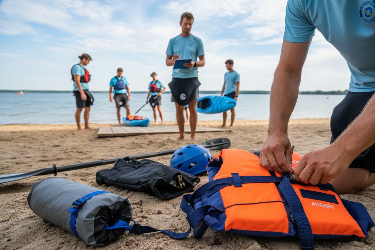 kayak safety gear inspection