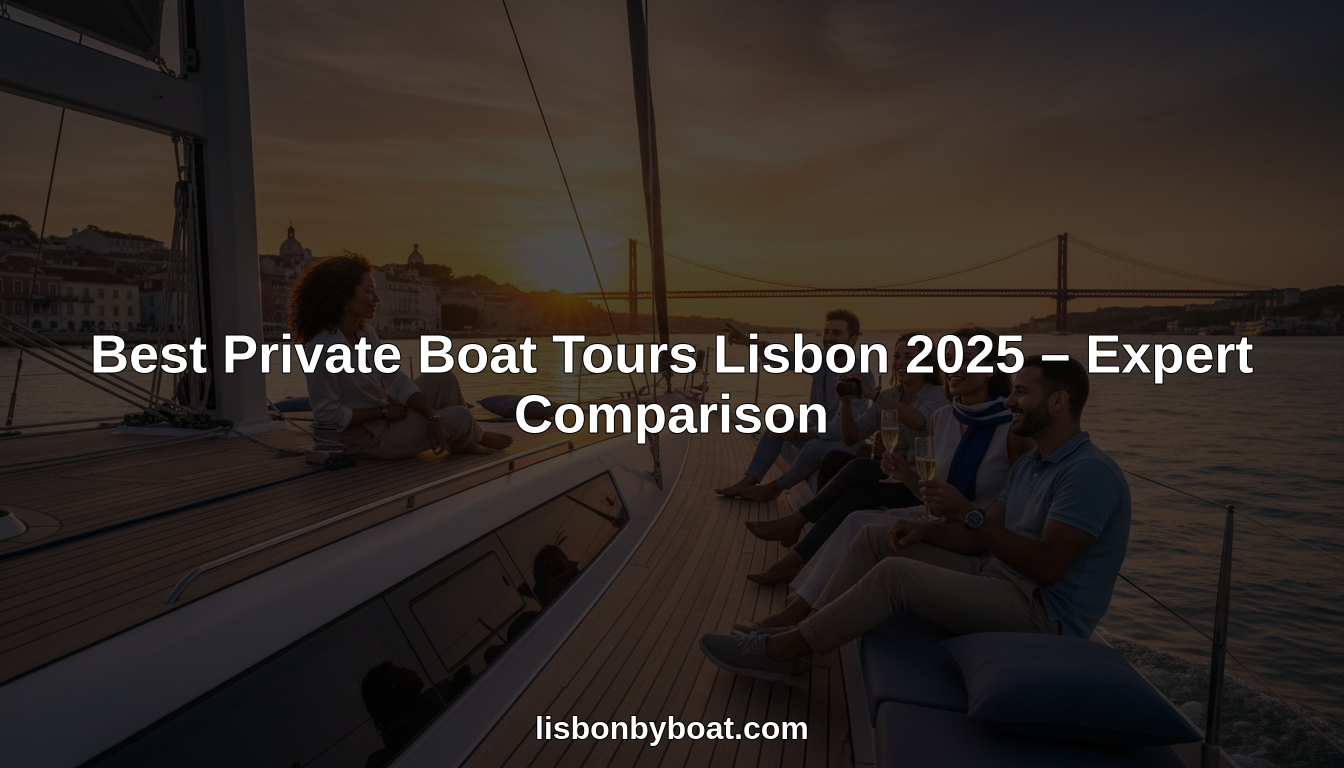private boat tours lisbon 2025 hero header image