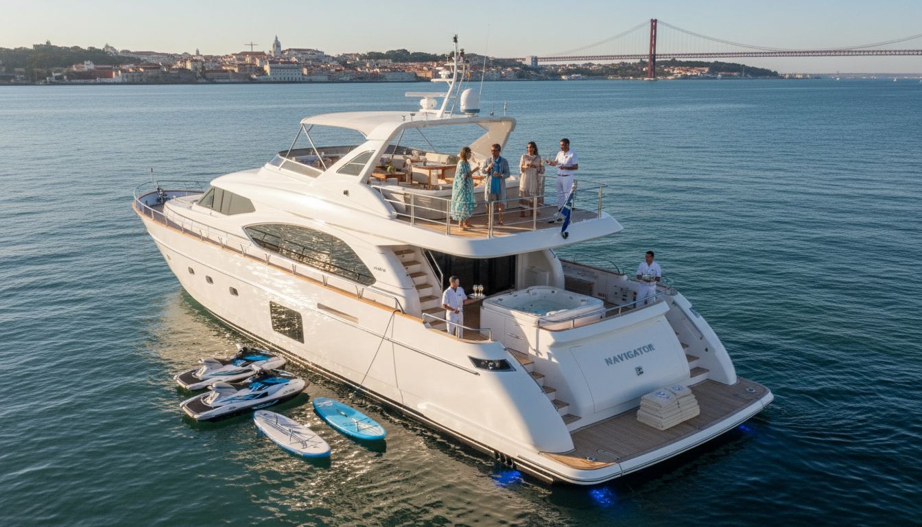 luxury yacht Lisbon