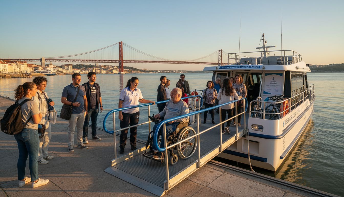 accessible boat Lisbon