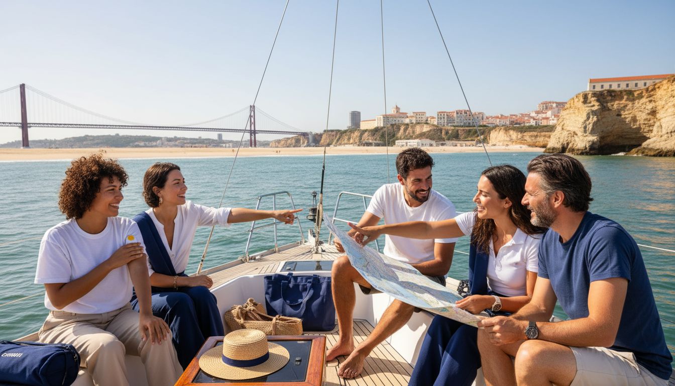 Lisbon beach boat trip