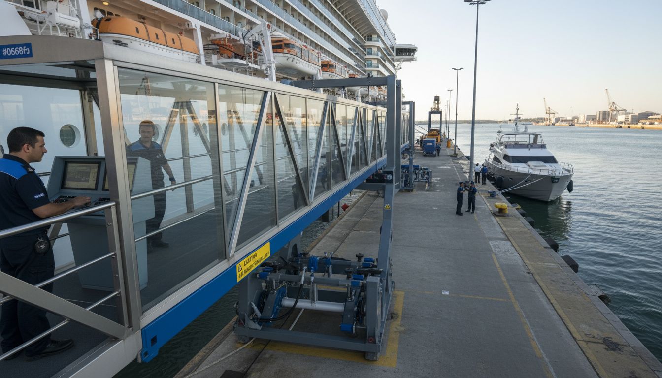 dock gangway Lisbon