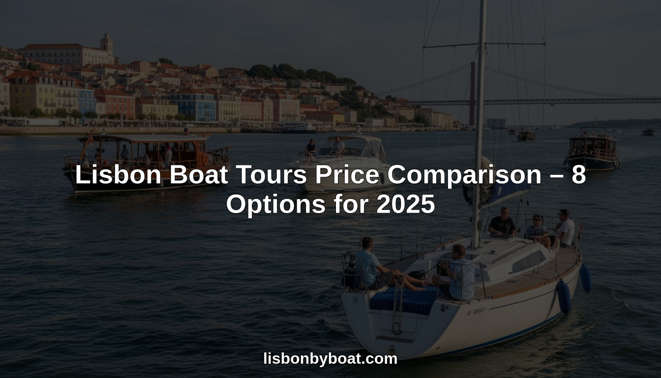 lisbon boat tours price comparison hero header image