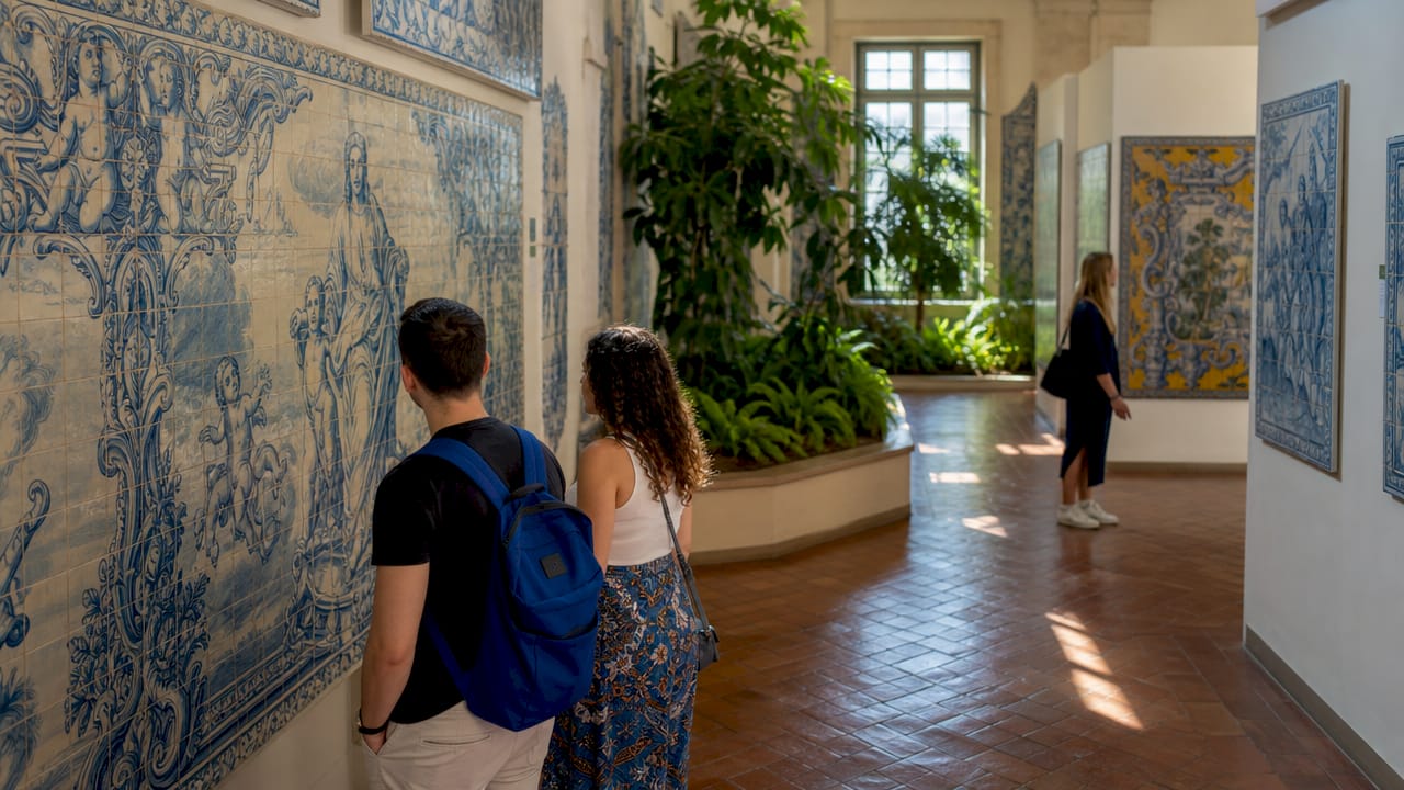 Exterior view of Museu Nacional do Azulejo entrance