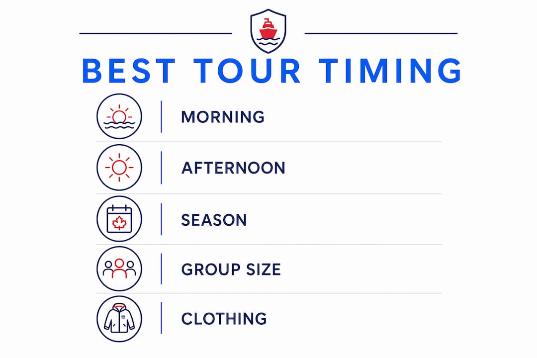 Infographic on best times to take Lisbon walking tours