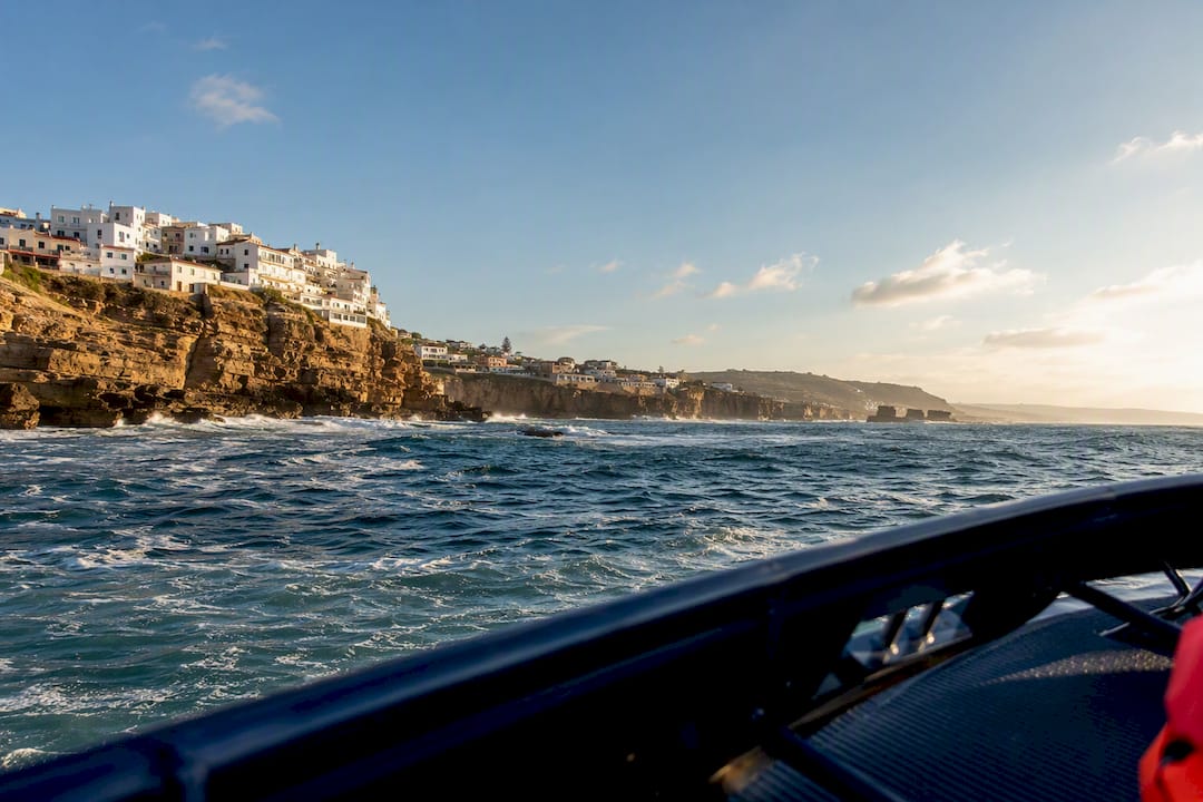 Sintra coastline viewed from the sea