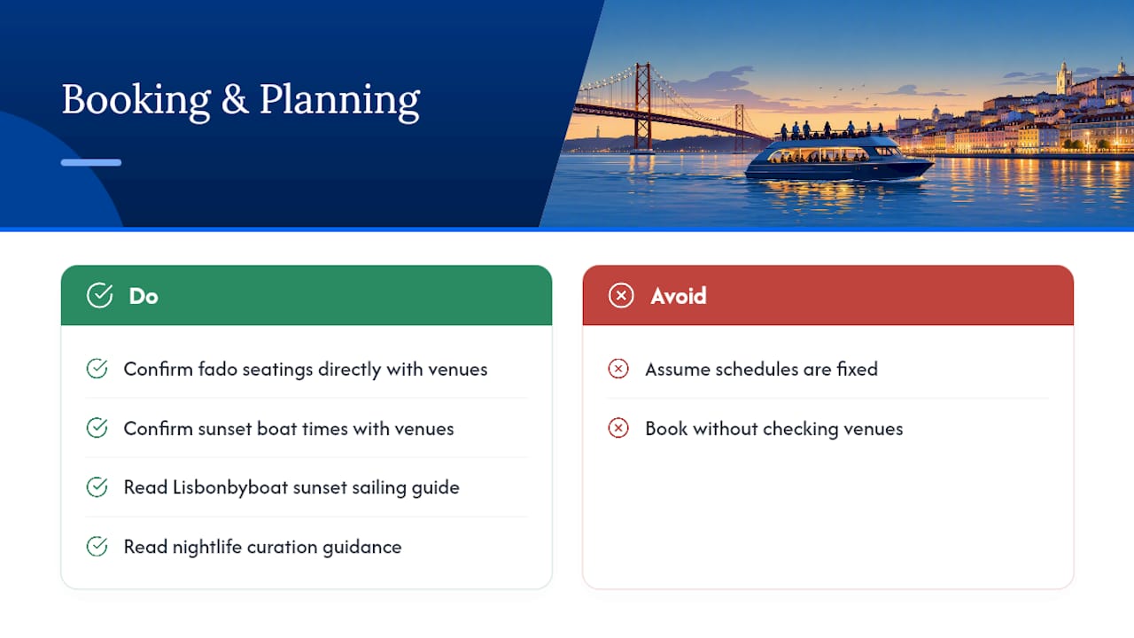 Practical Links for Booking and Planning — overview diagram
