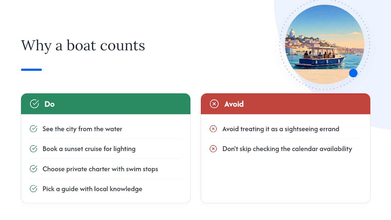 Why a Boat Counts as a Lisbon Stay, Not Just a Tour — overview diagram