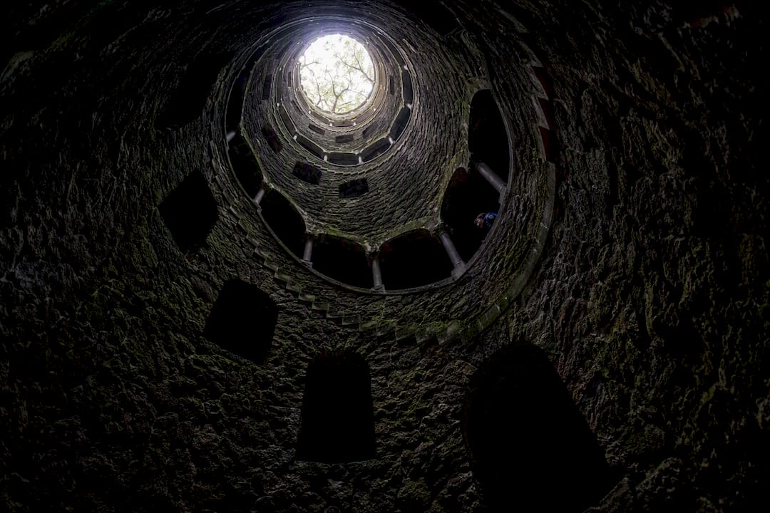 Spiral well at Quinta da Regaleira