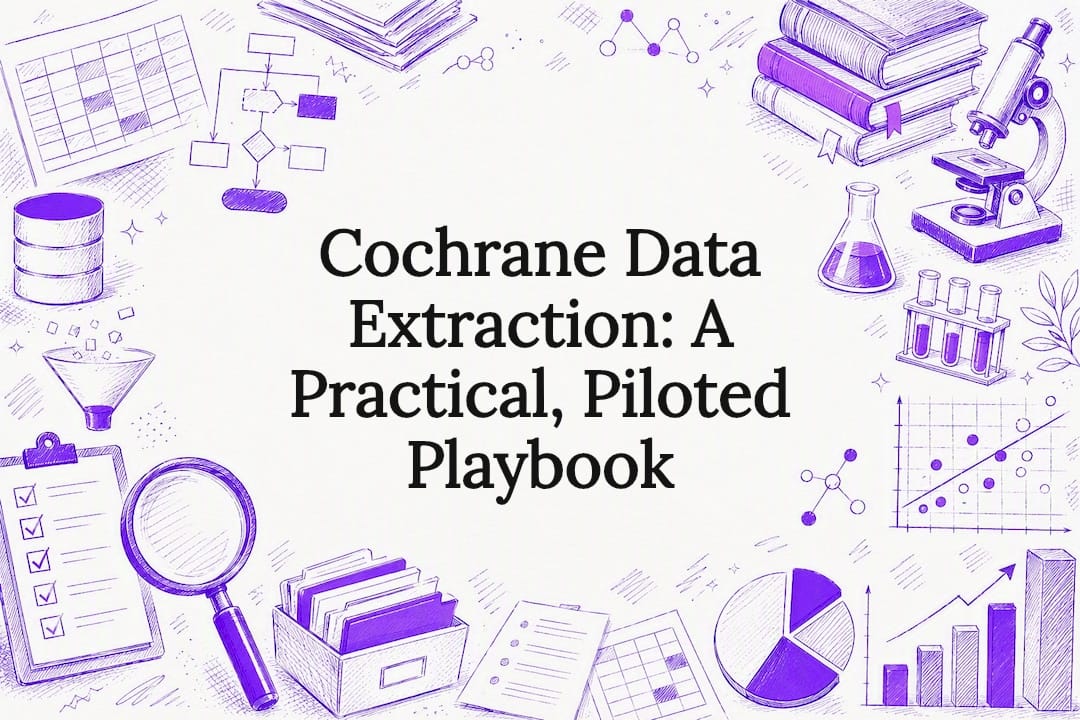 Decorative title card illustration for data extraction topic