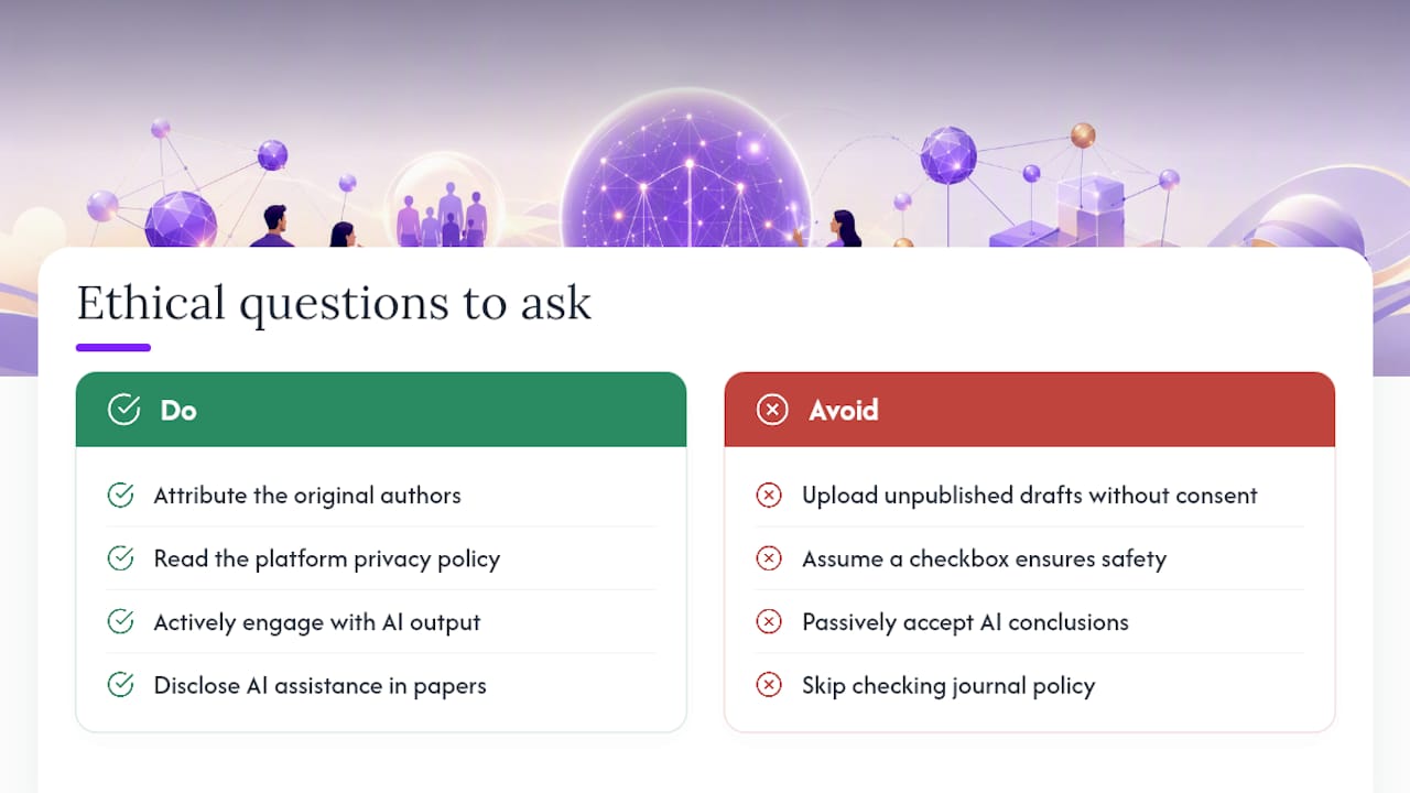 What Ethical Questions Should Researchers Ask Before Relying on This? — overview diagram