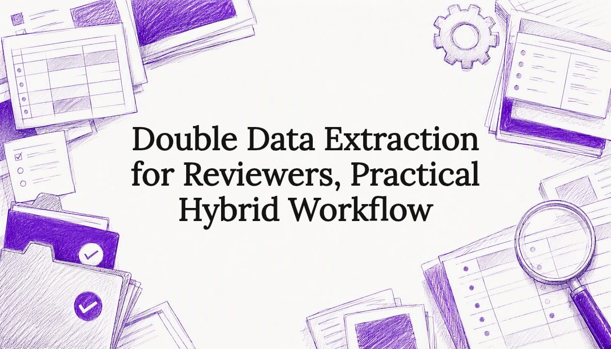 Double data extraction workflow title card
