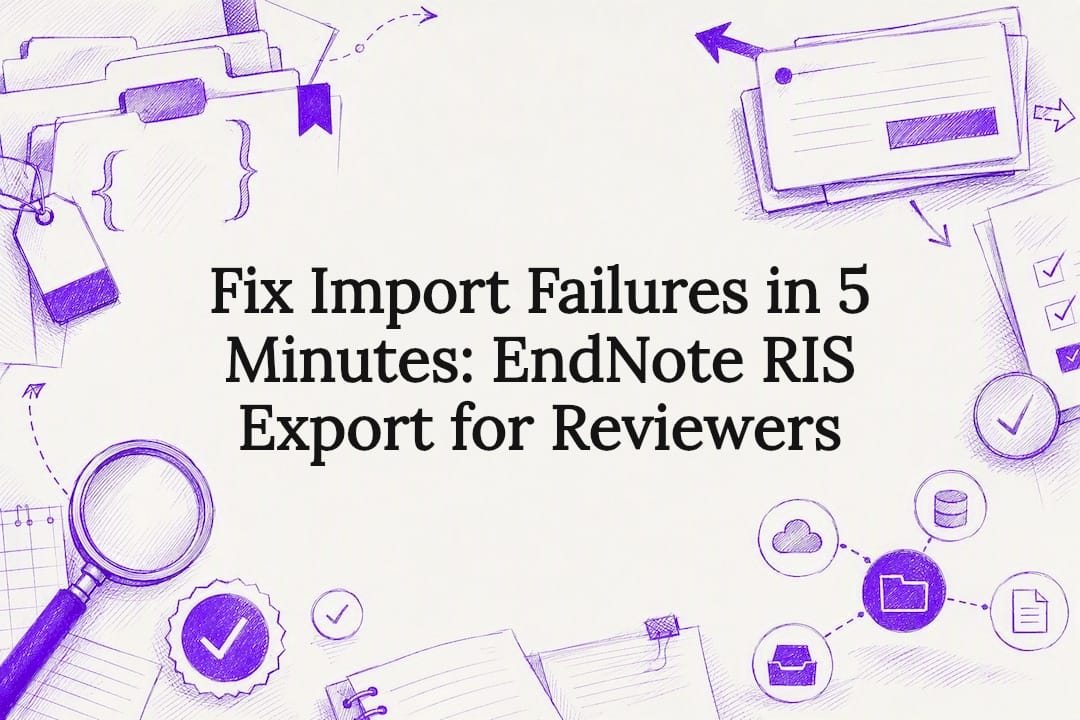 Decorative RIS export troubleshooting title card