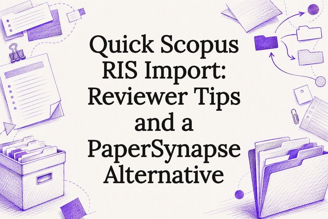 Decorative Scopus RIS import title card