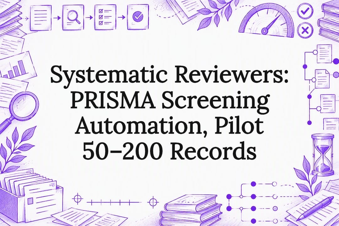 PRISMA screening automation title card