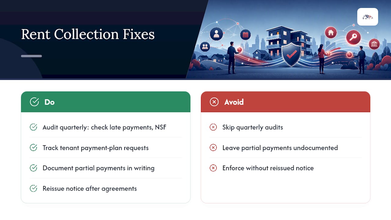 What Rent Collection Templates Usually Get Wrong — overview diagram
