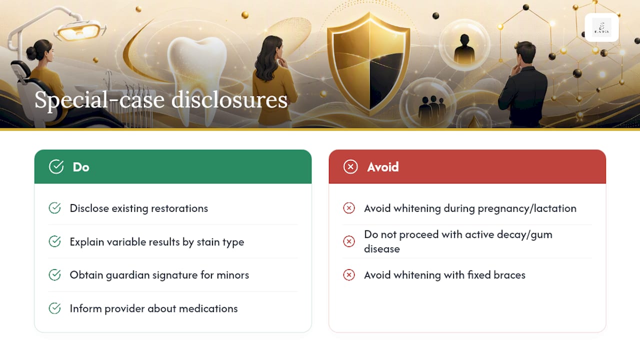 Special cases that require additional disclosures — overview diagram