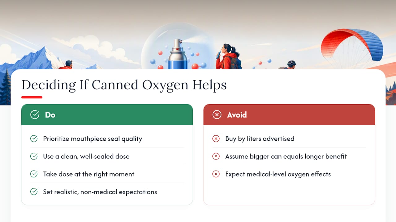 What Actually Matters When You're Deciding If Canned Oxygen Is Worth It — overview diagram
