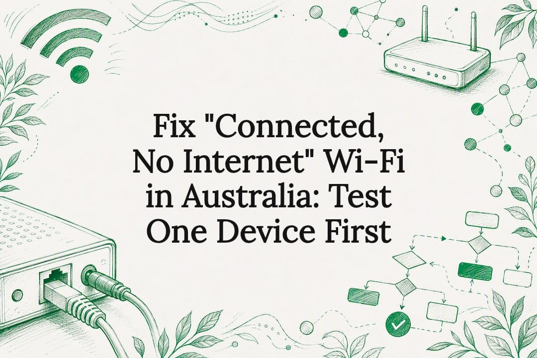 Decorative Wi-Fi troubleshooting title card