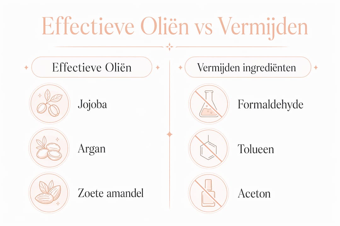 Infographic: welke oliën werken écht en welke ingrediënten kun je beter vermijden