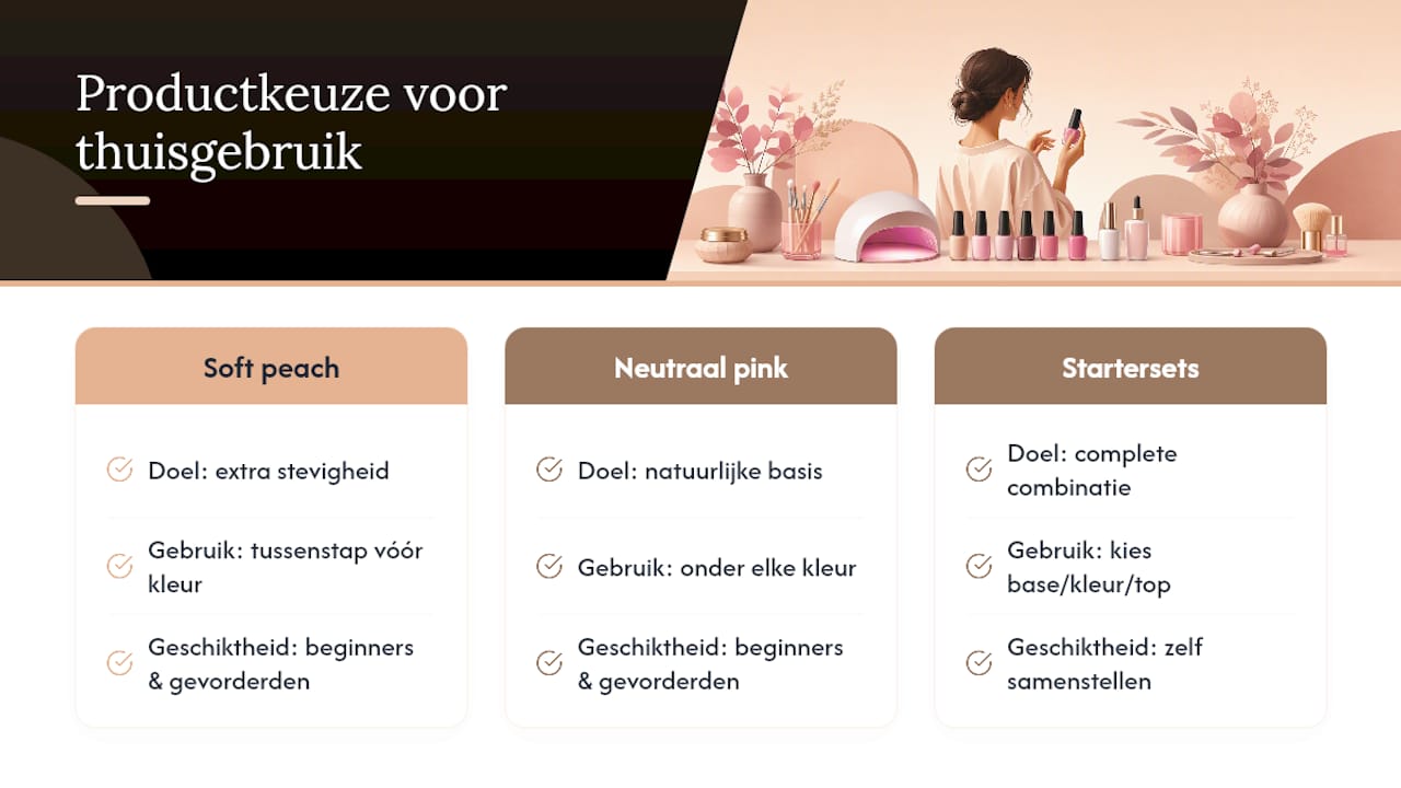 Klaar om te starten? Deze producten maken elke stap makkelijker — overview diagram