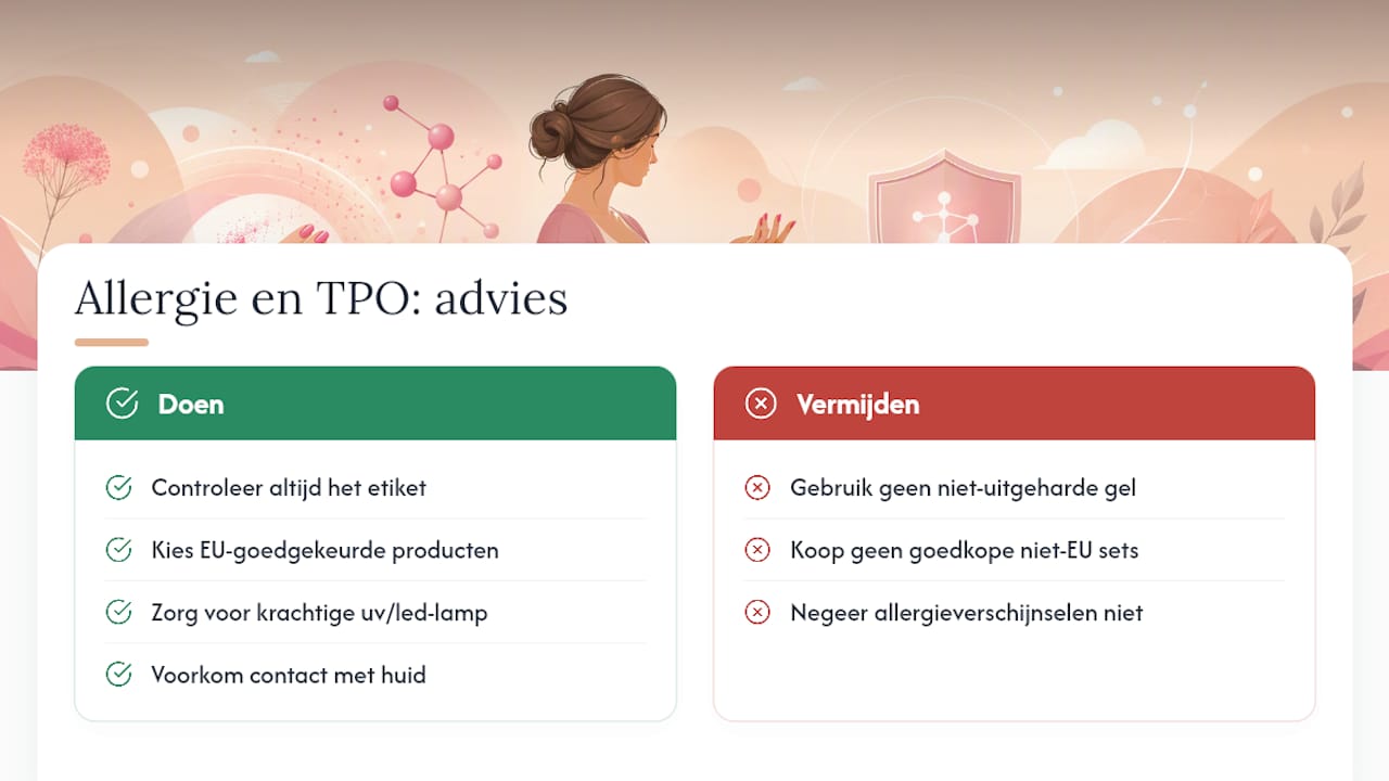 Risico op allergie: wat je moet weten over acrylaten en het TPO-debat — overview diagram