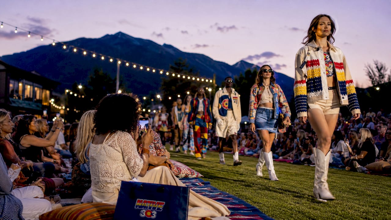 Outdoor Denver Fashion Week runway show