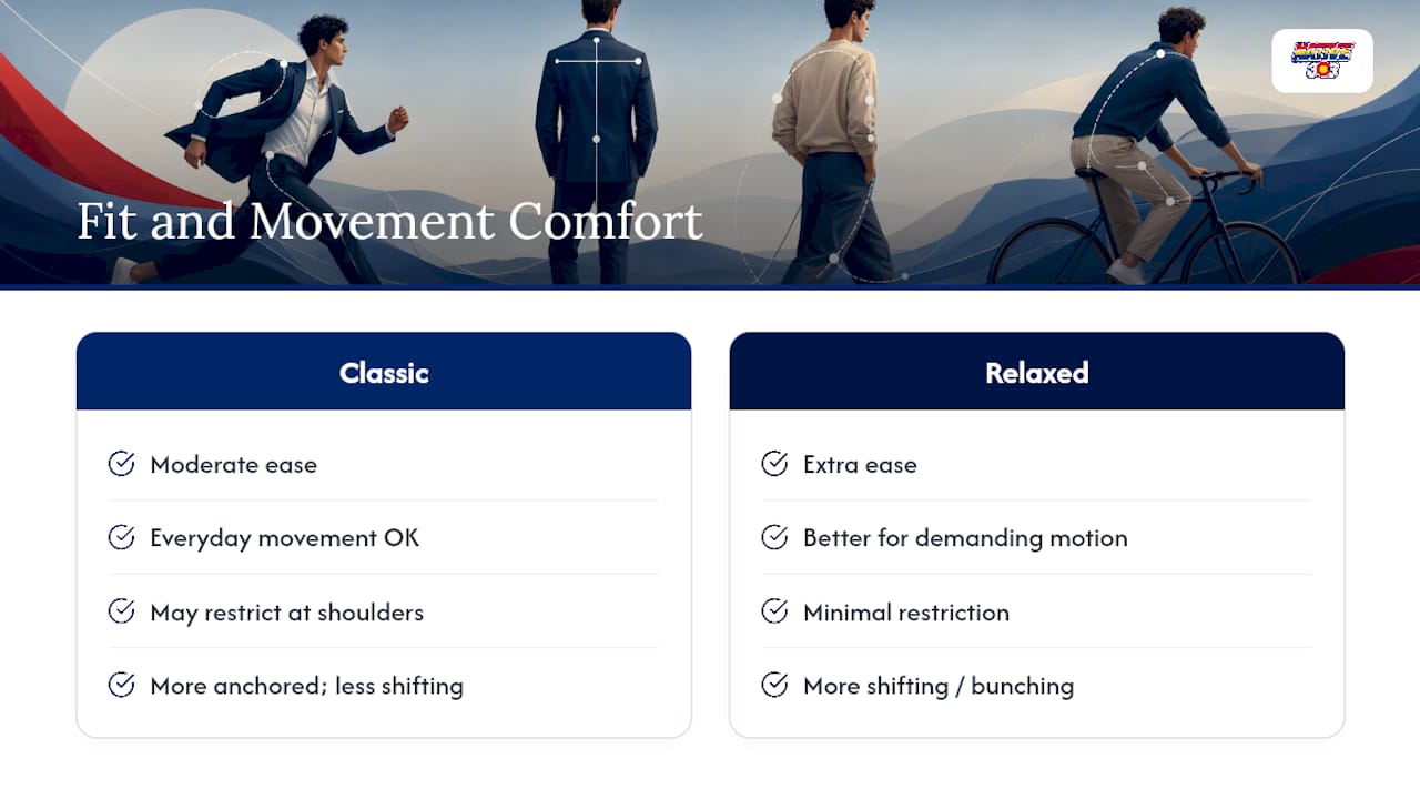 How Does Fit Affect Comfort and Movement? — overview diagram