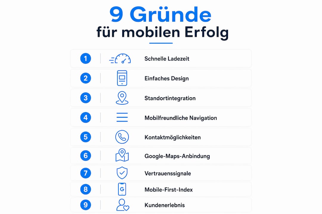 Infografik: 9 überzeugende Gründe, warum Ihre Website mobil optimiert sein sollte
