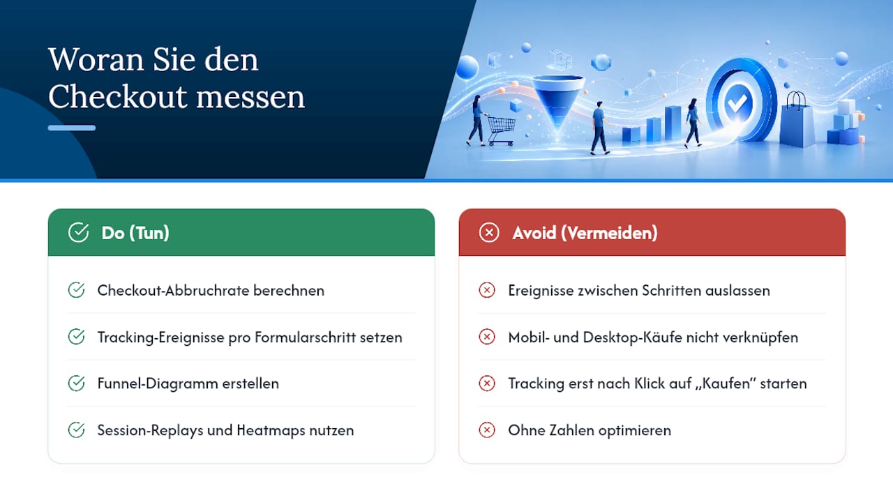 Diagramm mit den wichtigsten Kennzahlen des Bezahlvorgangs