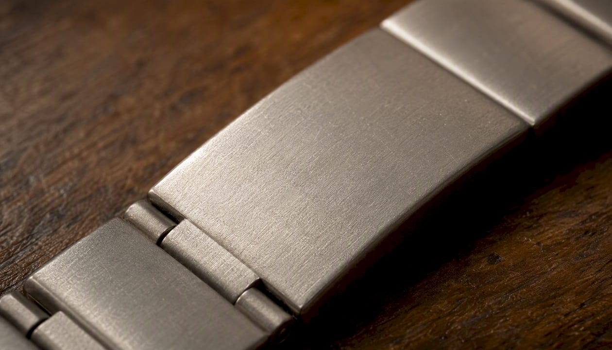 Macro of textured matte silver jewelry surface