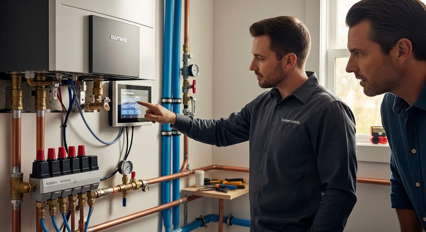 hydronic system controls installation