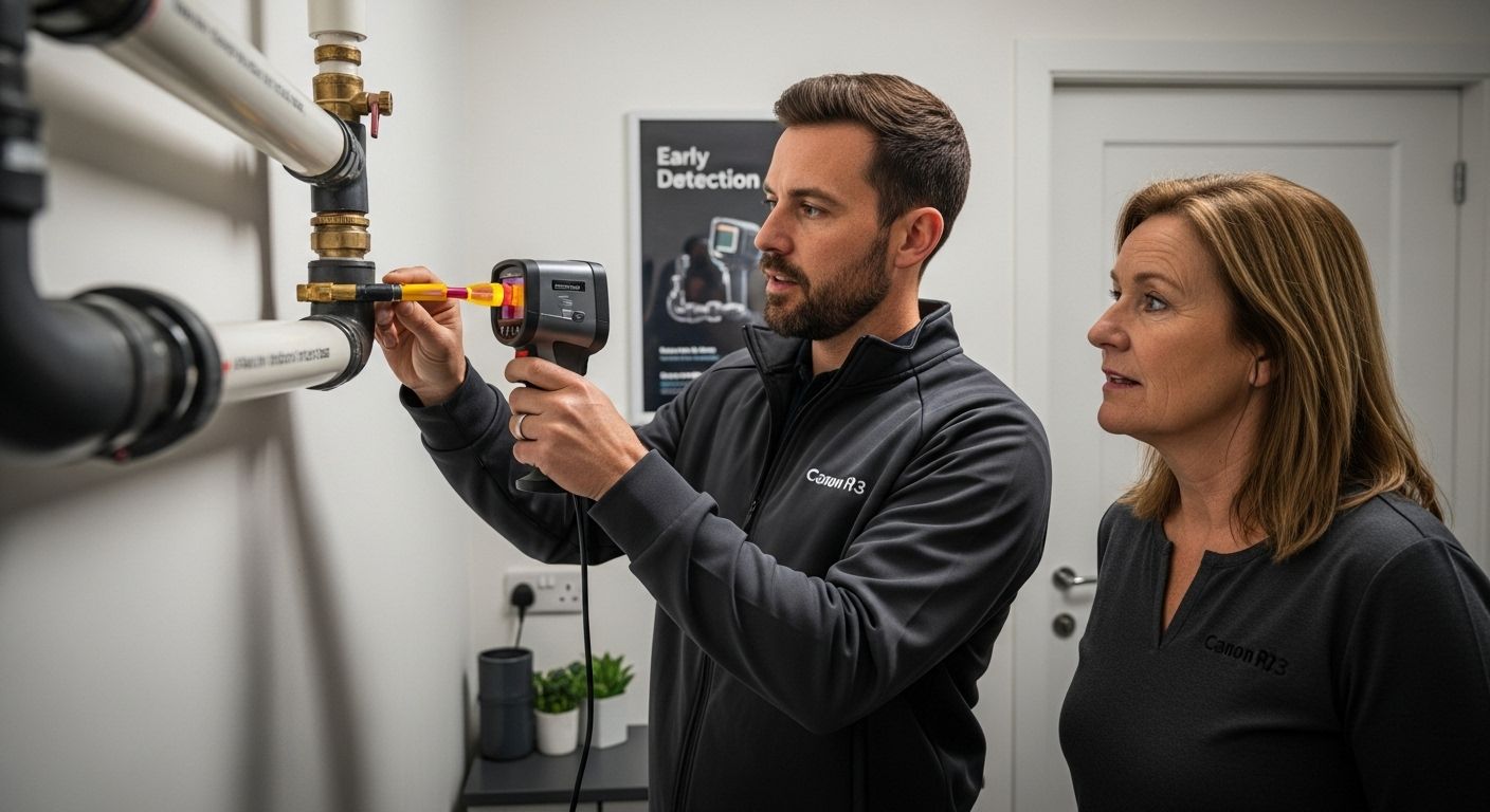 plumbing leak thermal camera