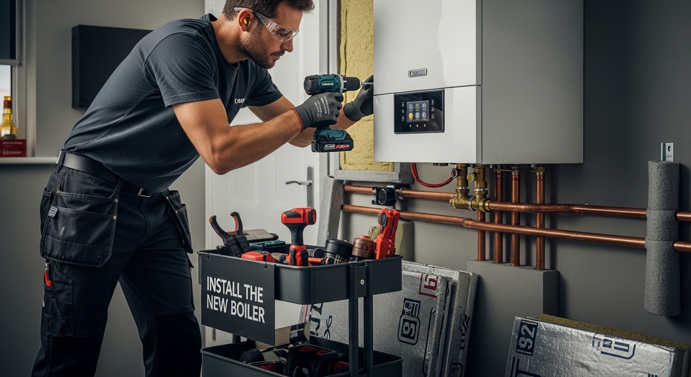 boiler installation process