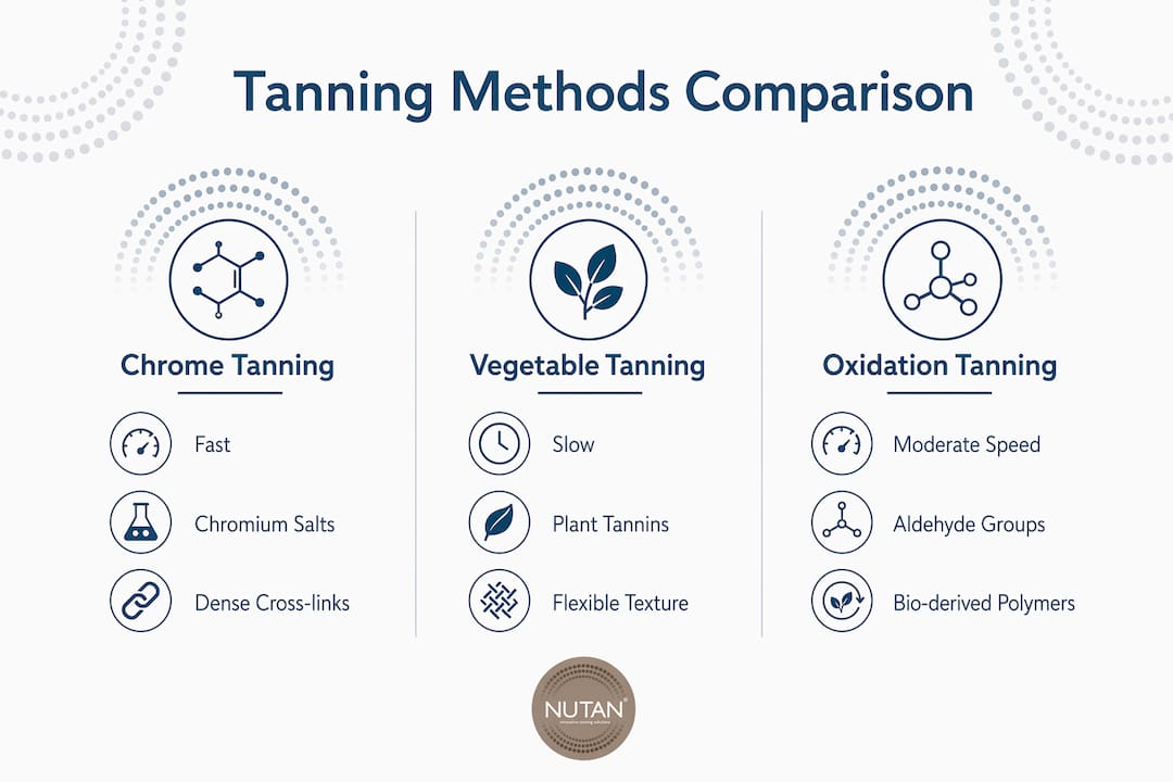 Infographic comparing tanning methods side by side